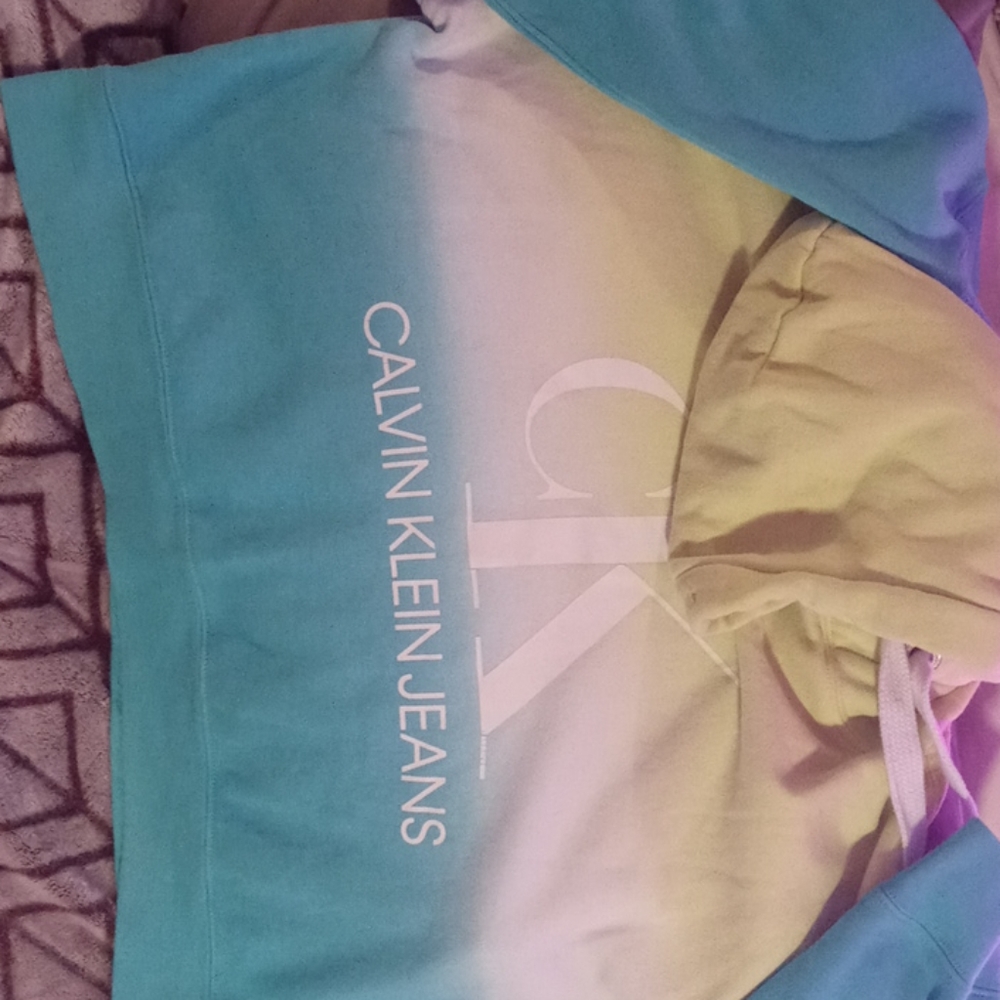 A Calvin Klein hoodie